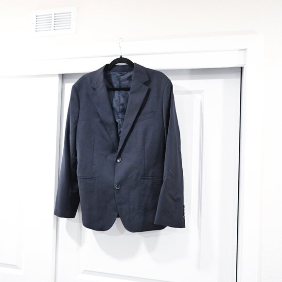 Bonobos Size 40S Athletic Fit Navy Wool Blazer - Picture 2 of 10